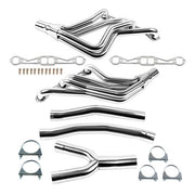 Long Tube Exhaust Header Y-Pipe Kit for 82-92 Chevy Camaro Pontiac Firebird SBC 5.0L 5.7L