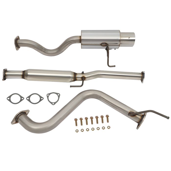 4.5" 1993-1997 Honda Civic del Sol 1.5L 1.6L Muffler Tip Catback Exhaust System