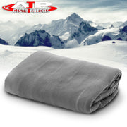 12V Electric Heated Polyester Blanket Gray - Parts Agent