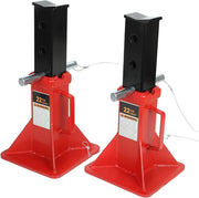1 Pair of Heavy Duty Pin Type Professional Car Jack Stand with Lock, 22 Ton - Parts Agent