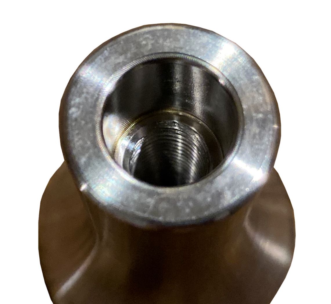 1lb Tear Drop Stainless Steel Weighted Shift Knob 10 x 1.5 Si GSR EG EK DC2 EF - Parts Agent
