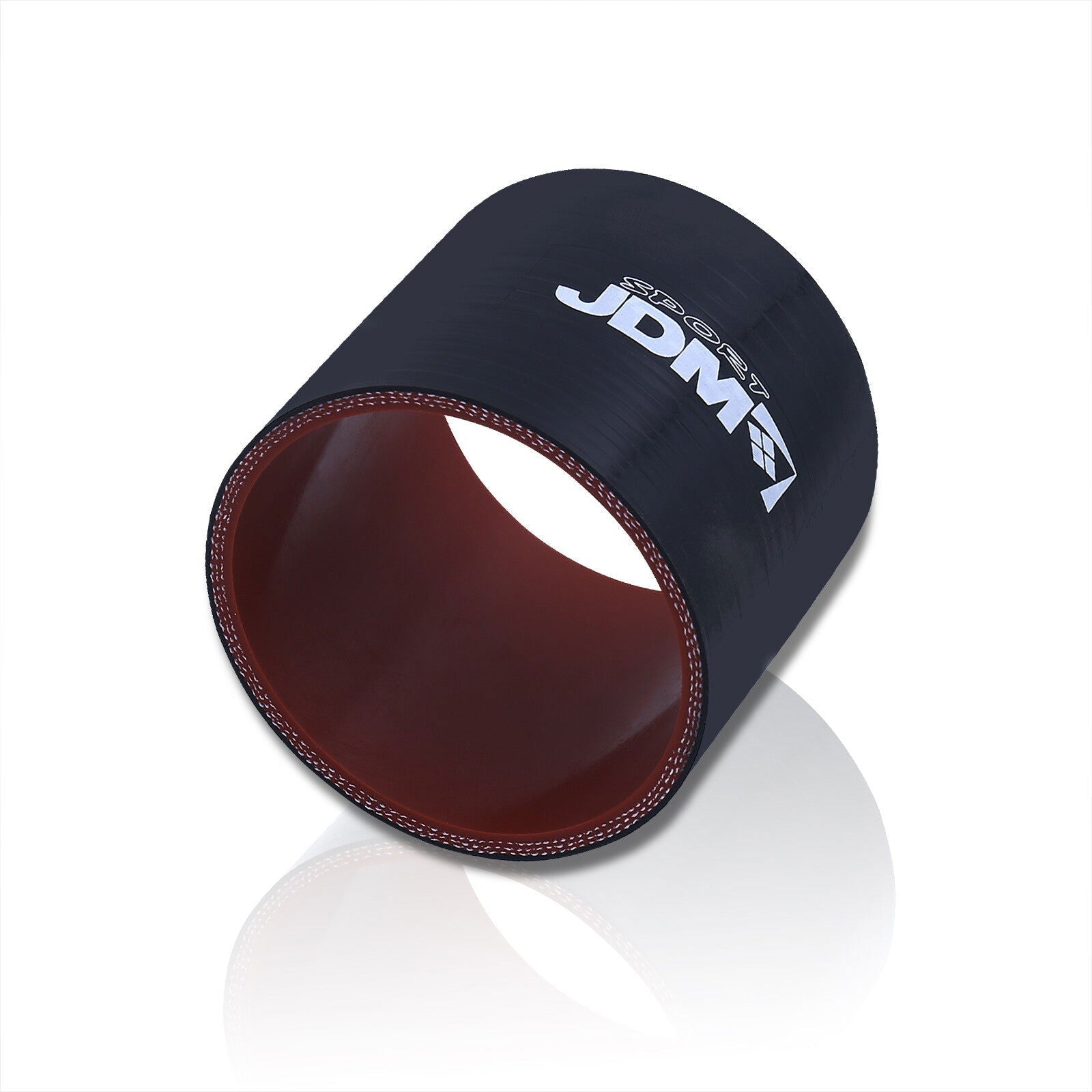 2.25" Straight Silicone Coupler Black - Parts Agent