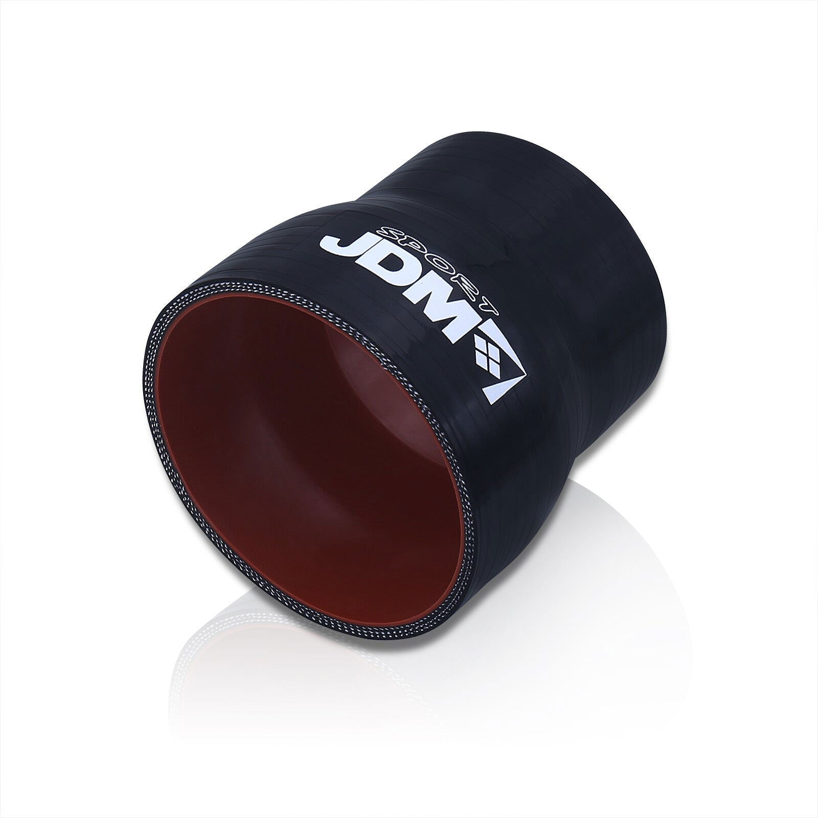 2.25" to 3.25" Straight Reducer Silicone Coupler Black - Parts Agent