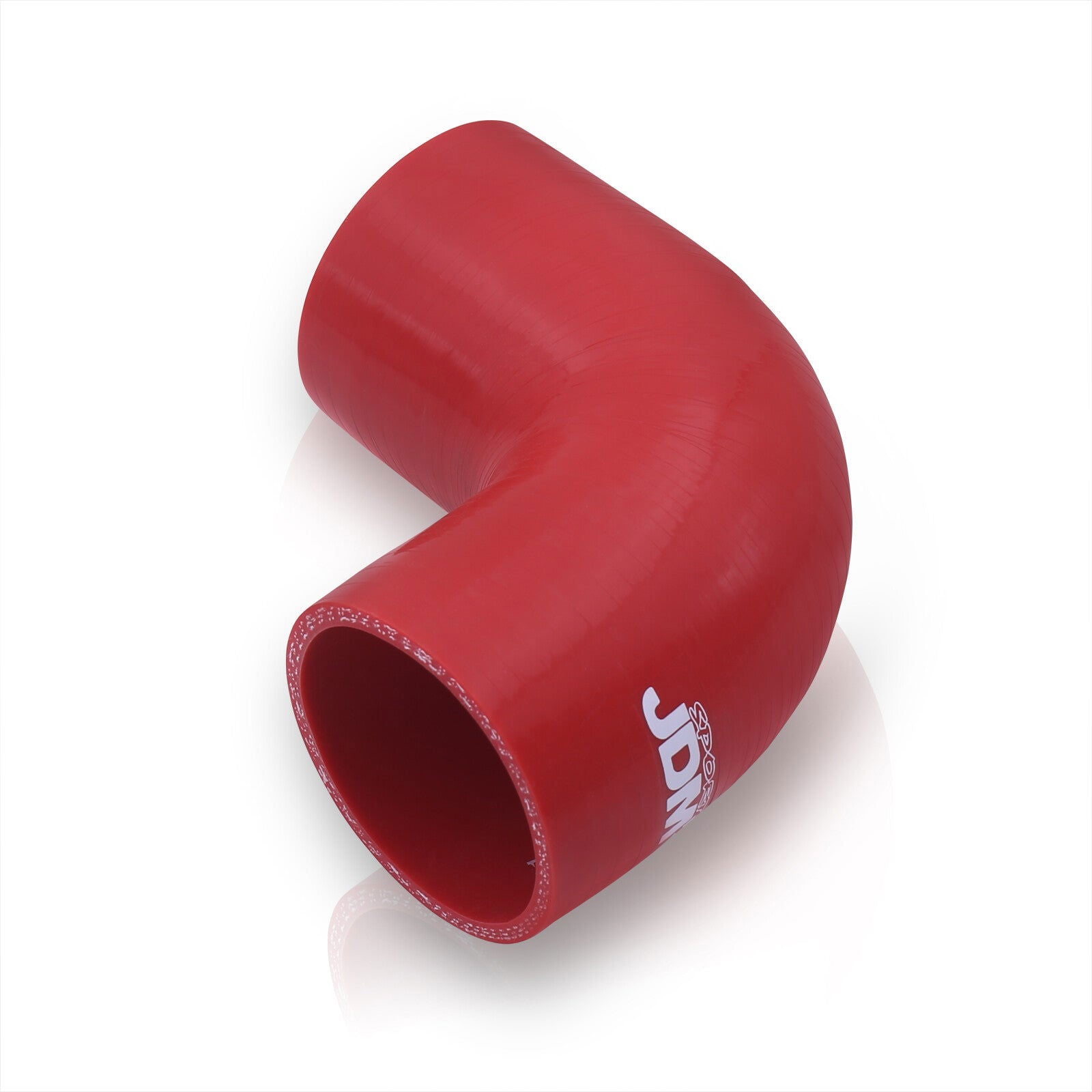 2.5" 90 Degree Silicone Coupler Red - Parts Agent