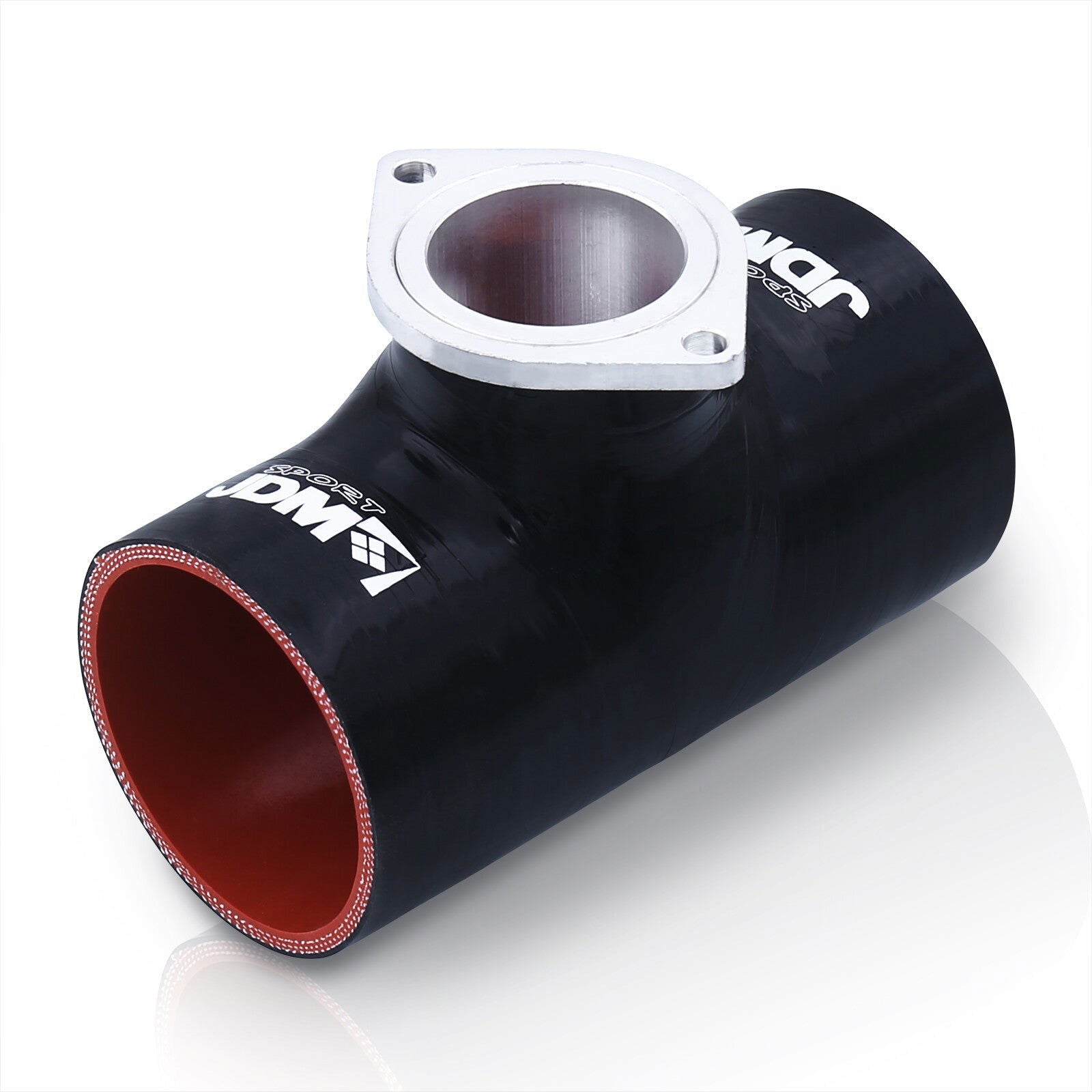 2.5" Greddy Style Blow Off Valve Adapter Silicone Coupler Black - Parts Agent