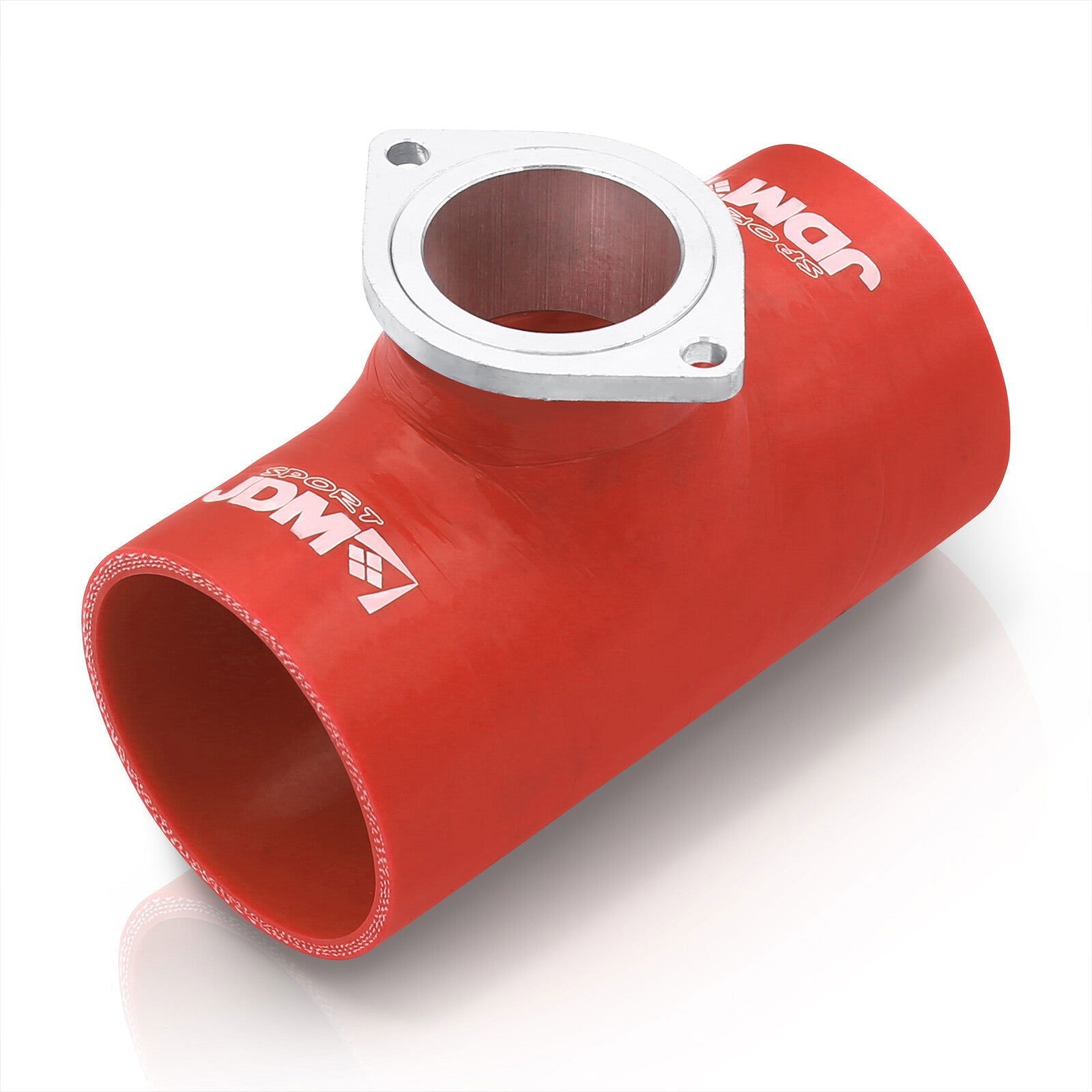 2.5" Greddy Style Blow Off Valve Adapter Silicone Coupler Red - Parts Agent