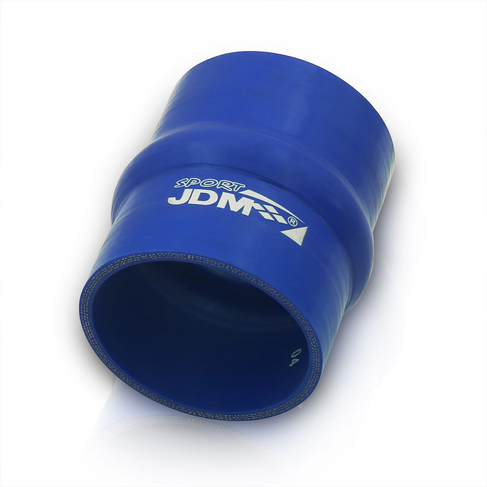 2.5" Straight Bellow Silicone Coupler Blue - Parts Agent