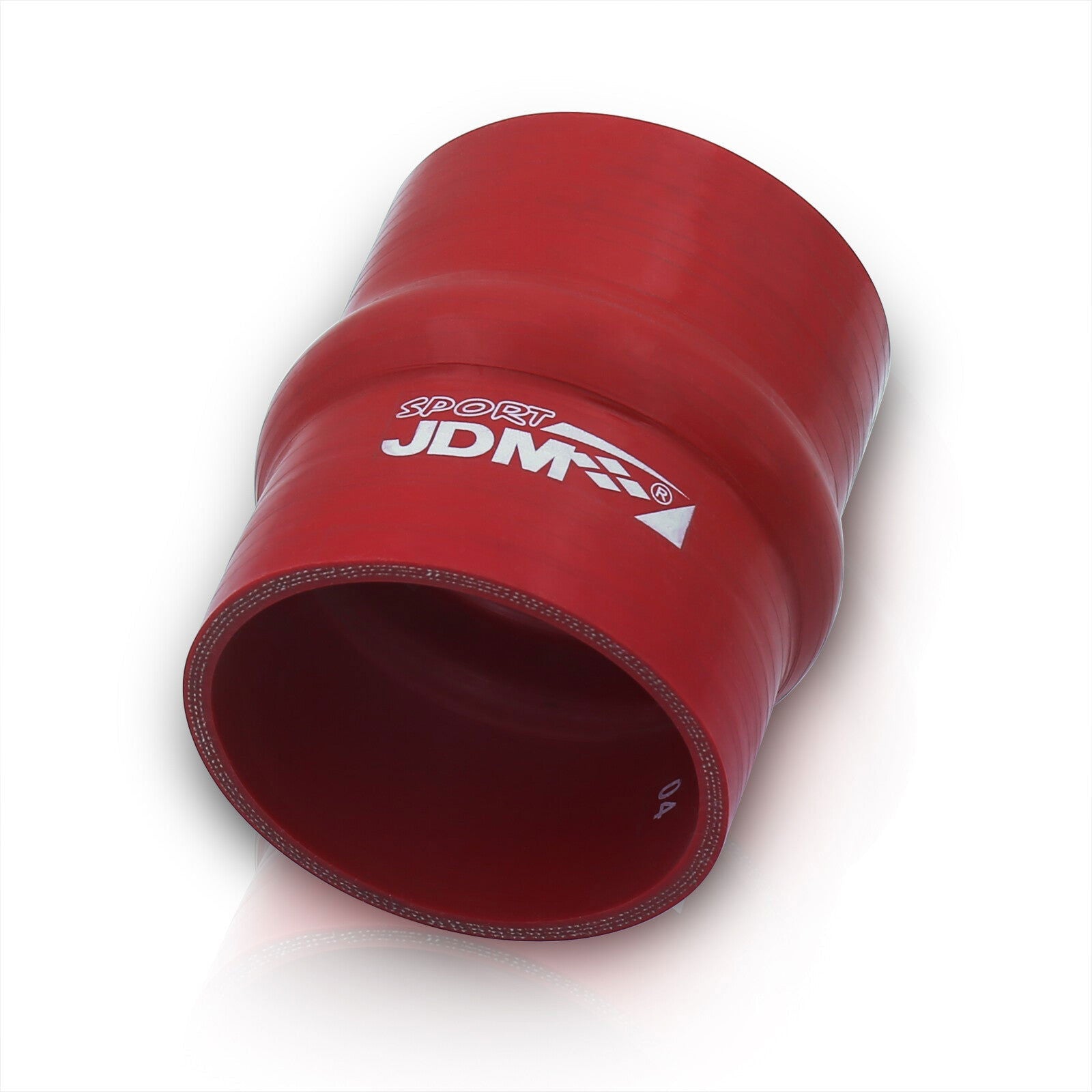 2.5" Straight Bellow Silicone Coupler Red - Parts Agent