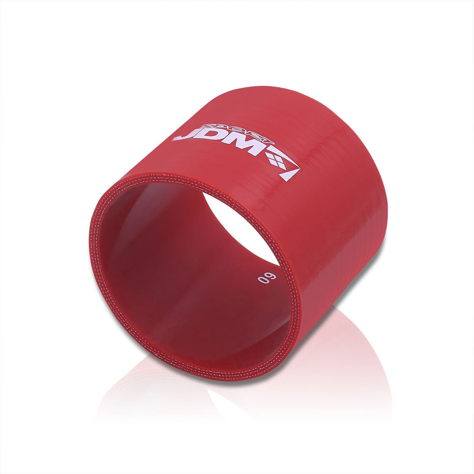 2.5" Straight Silicone Coupler Red - Parts Agent