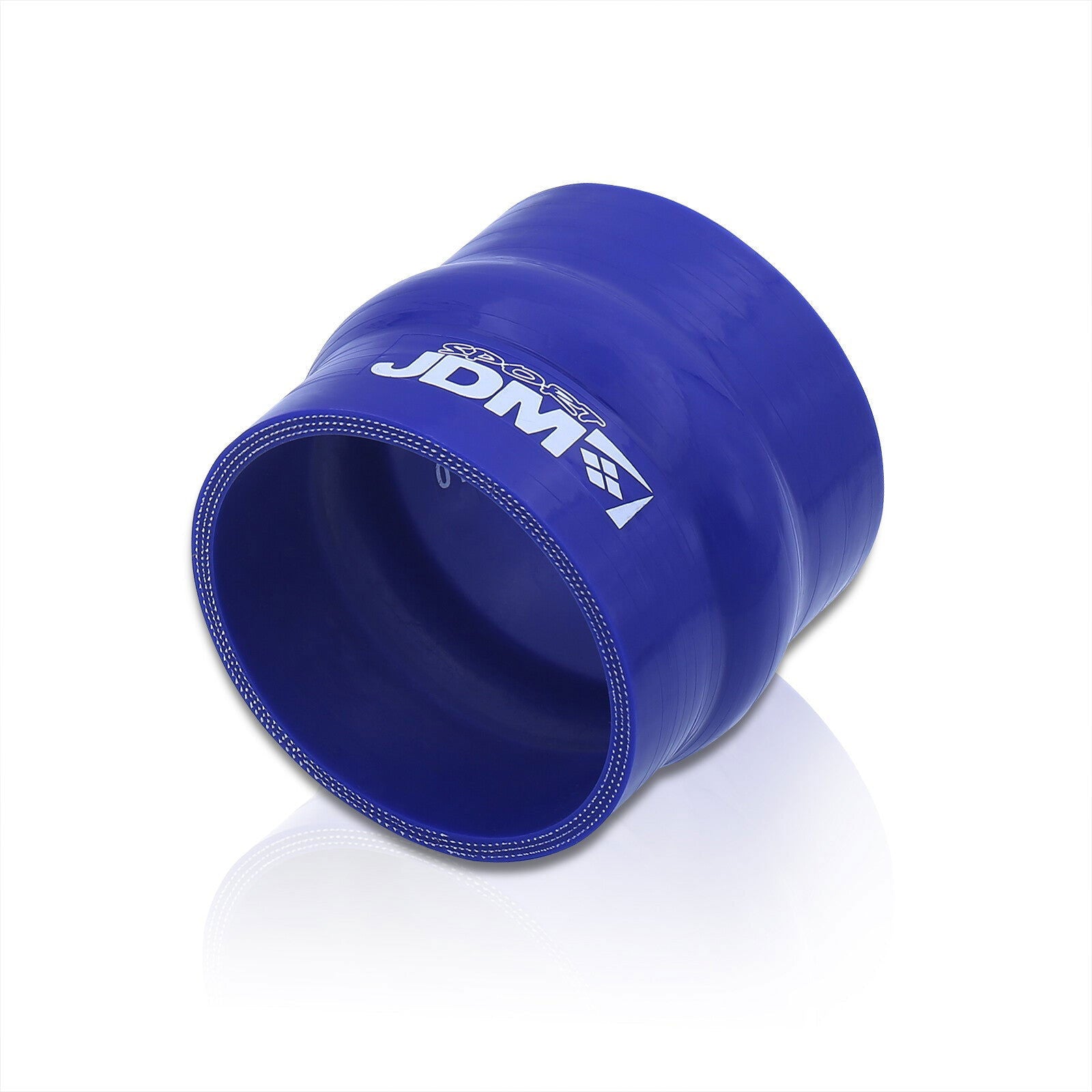 2.75" Straight Bellow Silicone Coupler Blue - Parts Agent