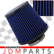 2.75 inch Universal Filter Flat Black Top / Blue Body / Black Bottom - Parts Agent