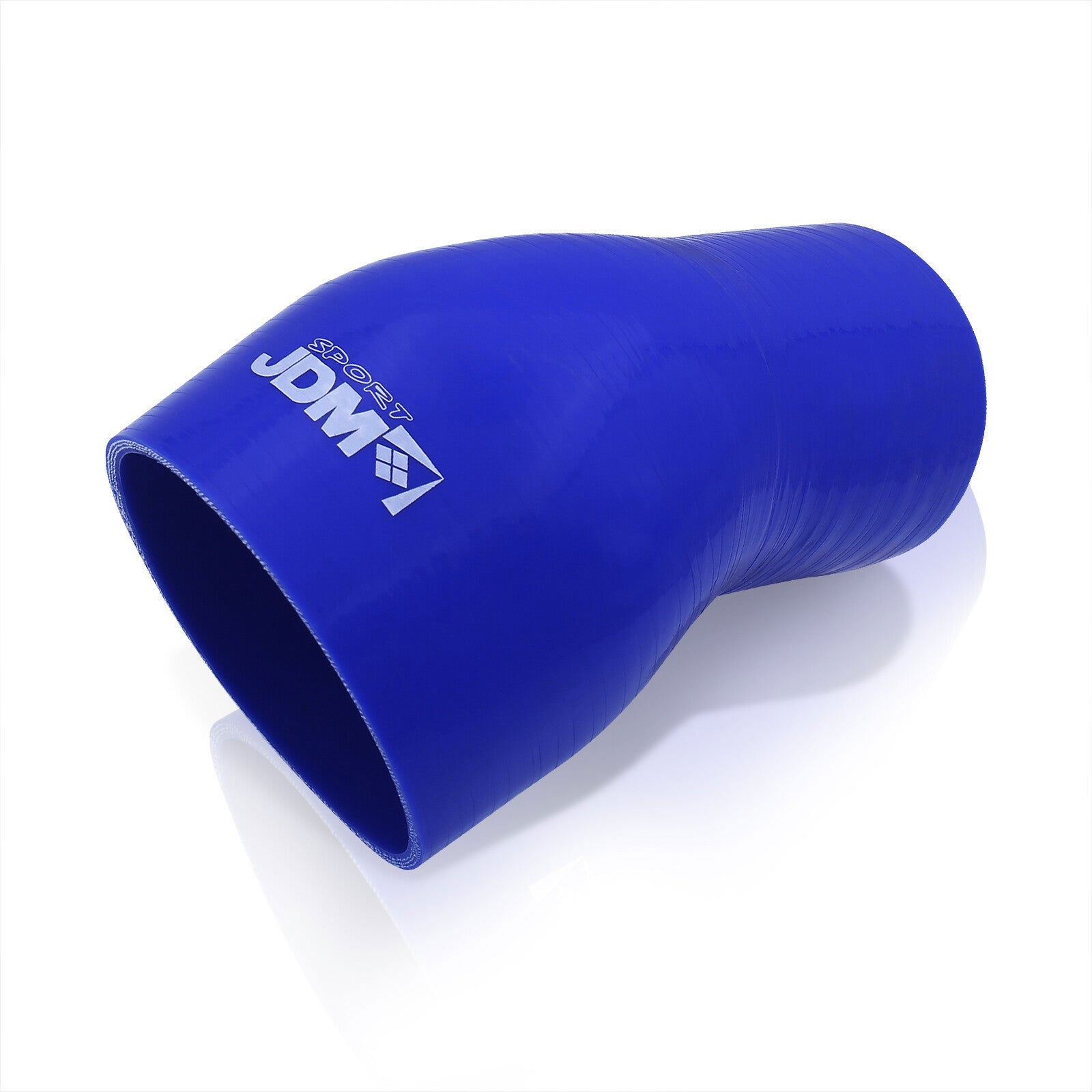 2.75" to 4" 45 Degree Reducer Silicone Coupler Blue - Parts Agent