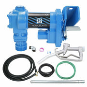 20GPM 12V Fuel Transfer Pump Diesel Gas Gasoline Kerosene w/ Particulate Filter - Parts Agent