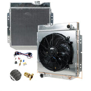 251 3 Row Radiator Shroud Fan For 1960-1966 Ford Falcon Ranchero Mustang MERCURY - Parts Agent