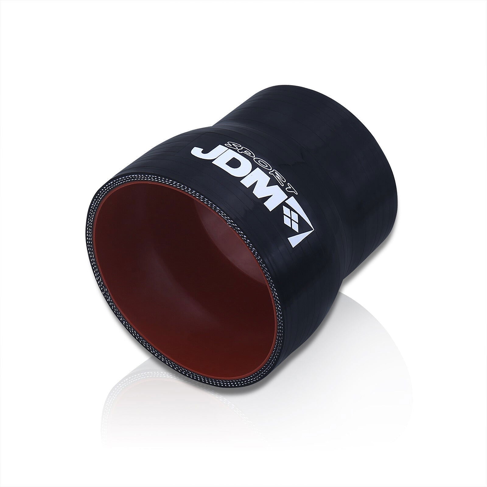 2" to 2.25" Straight Reducer Silicone Coupler Black - Parts Agent