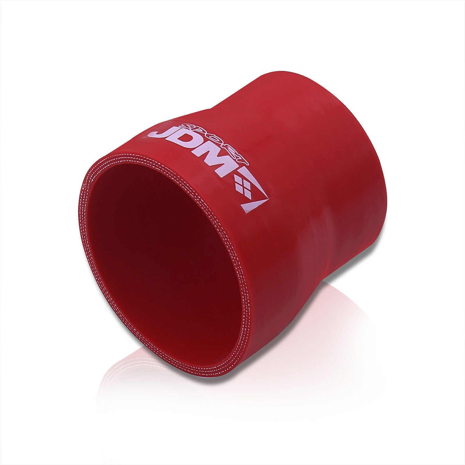 2" to 2.5" Straight Reducer Silicone Coupler Red - Parts Agent