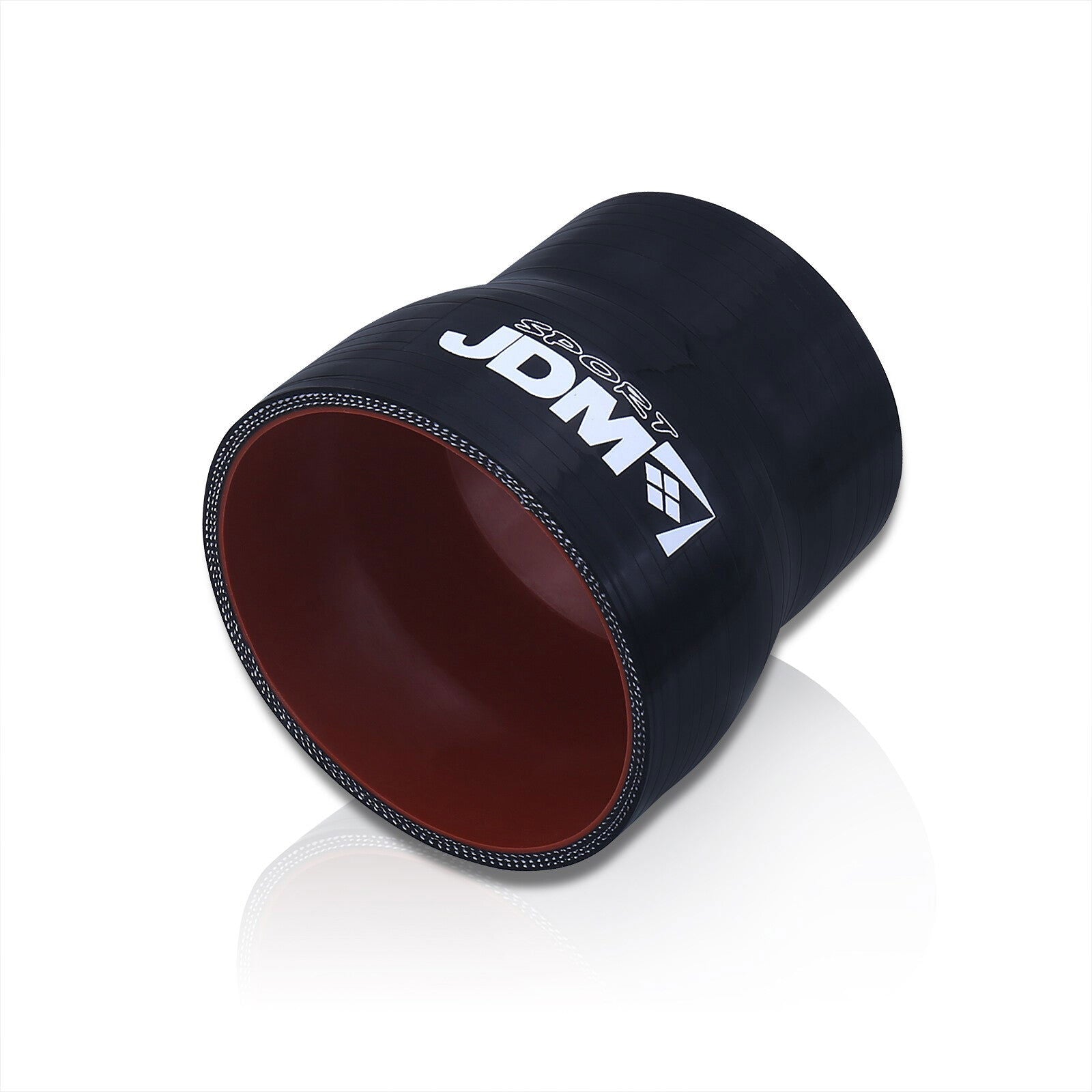 2" to 3.25" Straight Reducer Silicone Coupler Black - Parts Agent