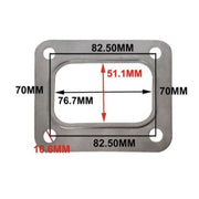 2 x Pack Garrett T4 Turbo Inlet Flange Gasket 4 Bolt 304 Stainless Steel USA New - Parts Agent