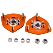 2x Front Coilover Camber Plate Top Mount Nissan S13 S14 Silvia 180SX 240SX - Parts Agent