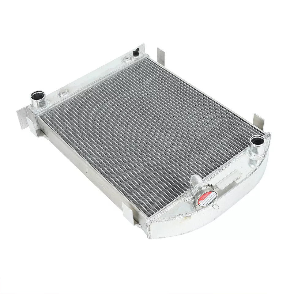 3-Row Aluminum Radiator w/ Cap Fits 1932 Ford HI-BOY for Chevy Engine V8 AT/MT - Parts Agent