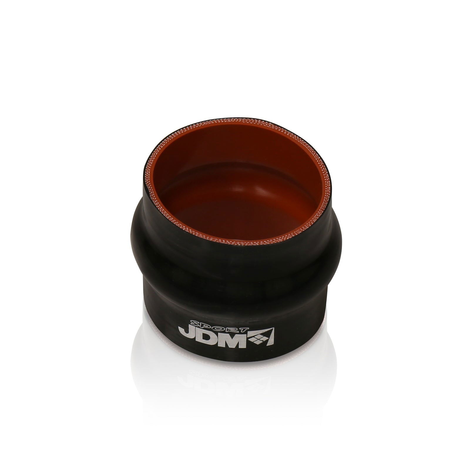 3.5" Straight Bellow Silicone Coupler Black - Parts Agent