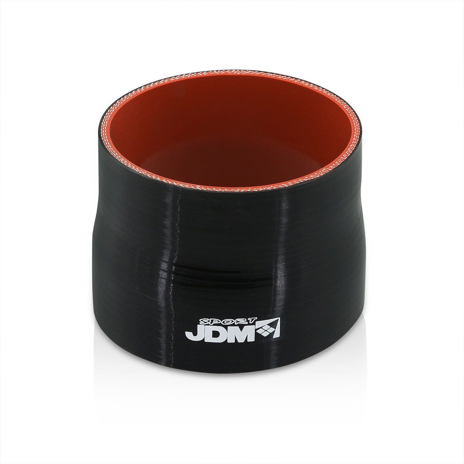 3.5" to 3.75" Straight Reducer Silicone Coupler Black - Parts Agent
