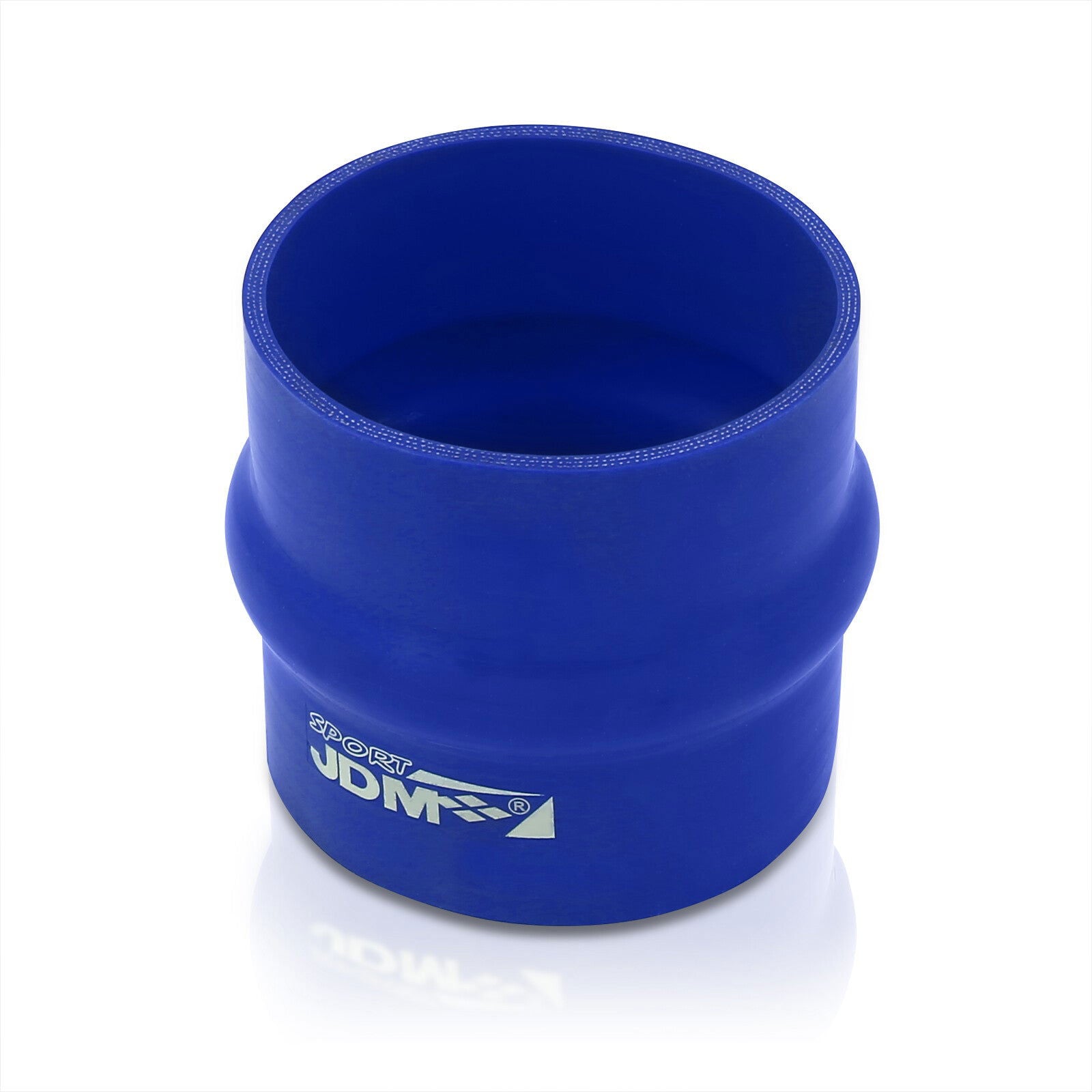 3.75" Straight Bellow Silicone Coupler Blue - Parts Agent