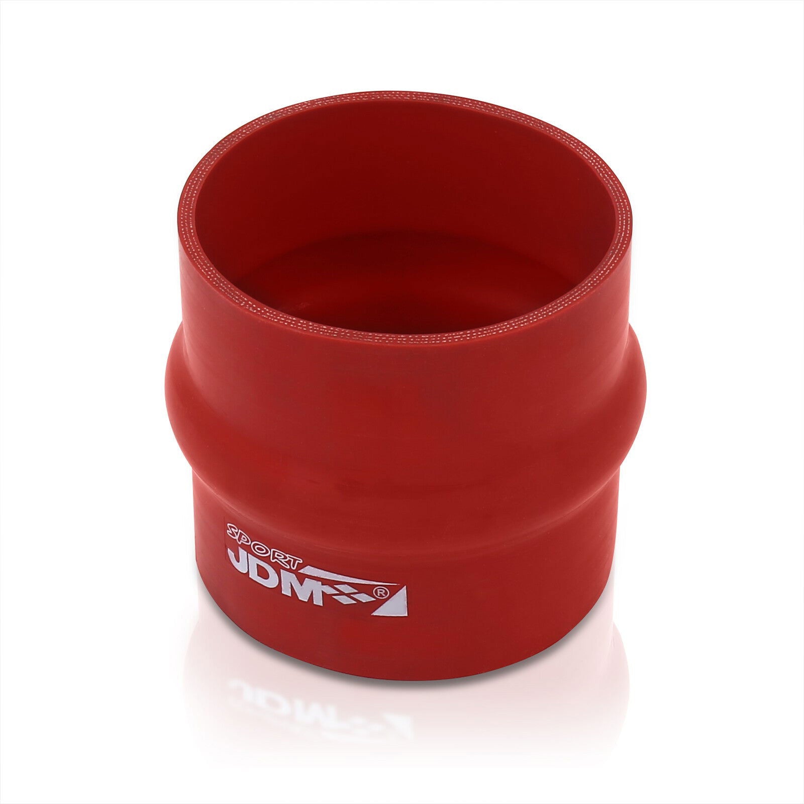3.75" Straight Bellow Silicone Coupler Red - Parts Agent