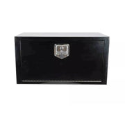 30 In. X 14 In. X 16 In. Black Underbody Truck Trailer Storage Tool Box w/Lock - Parts Agent