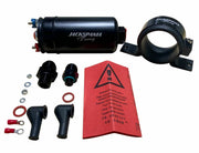 380LPH Fuel Pump External Inline For Bosch 044 AEM Check Valve 10AN 8AN Bracket - Parts Agent