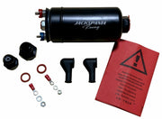 380LPH Fuel Pump External Inline For Bosch 044 AEM Check Valve 10AN 8AN Clamp US - Parts Agent