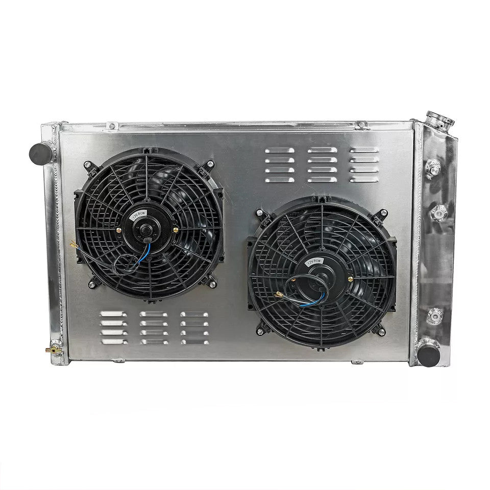 3Row Radiator Shroud Fan For Chevy C/K C10 C20 C30 K10/20 Pickup Truck 1973-1987 - Parts Agent