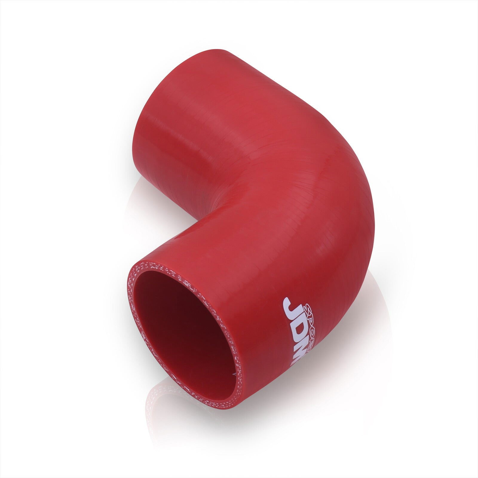3" 90 Degree Silicone Coupler Red - Parts Agent
