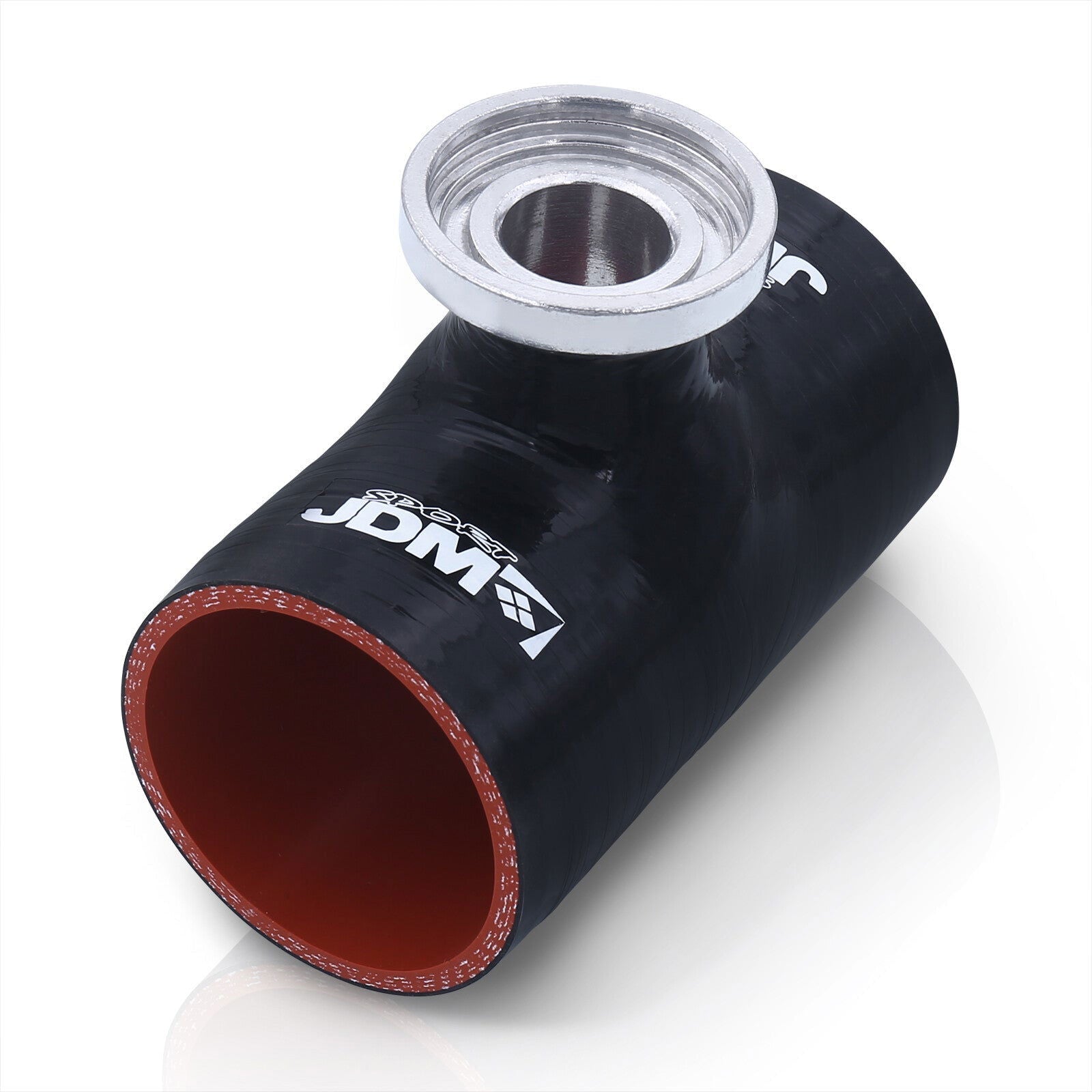 3" HKS Style Blow Off Valve Adapter Silicone Coupler Black - Parts Agent