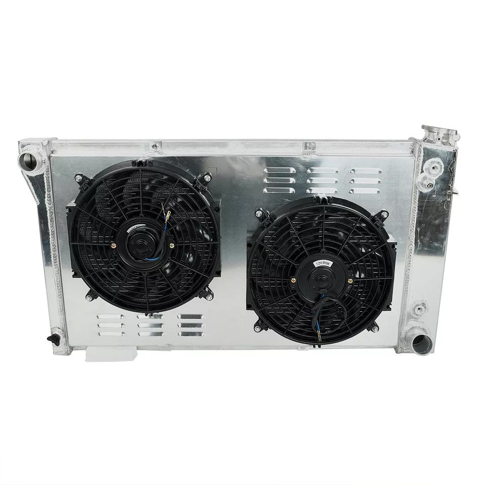 3 Row Radiator+Shroud+Fan Kit For 1967-1972 Chevy/GMC C/K Series Pickup Truck - Parts Agent