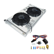 3 Row Radiator & Shroud Fan & Realy Kit For 68-87 Chevy Chevelle Impala Caprice - Parts Agent