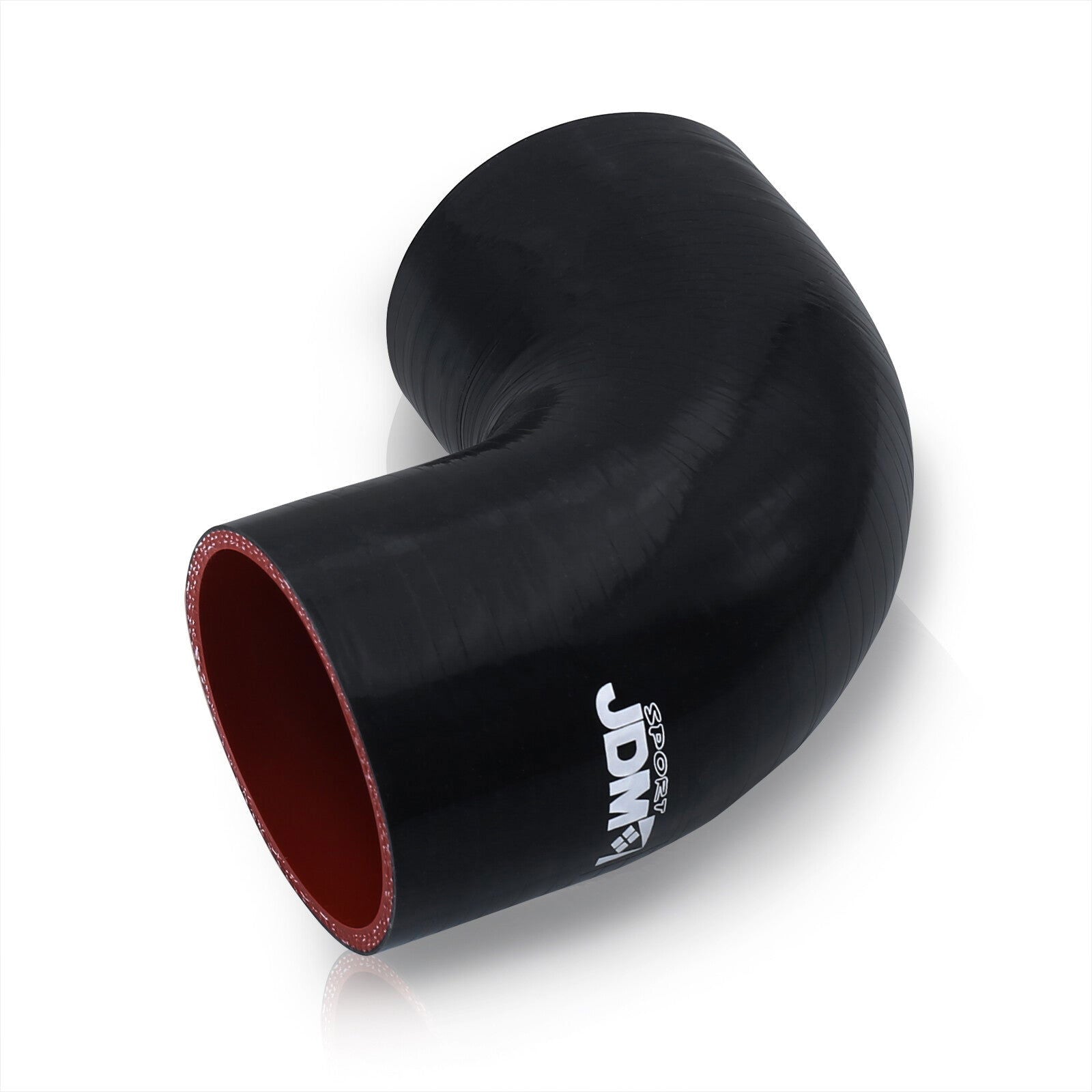 4" 90 Degree Silicone Coupler Black - Parts Agent