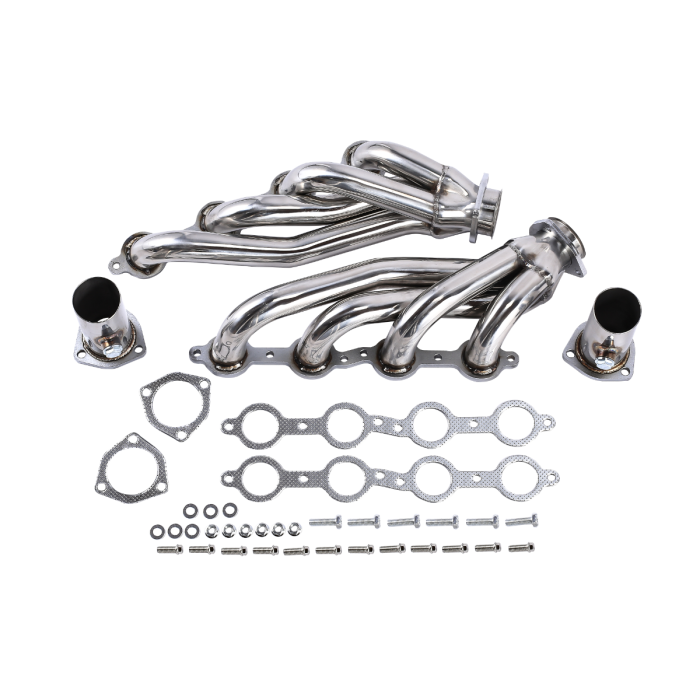 Shorty Exhaust Header LS Swap for Chevy GM Pontiac LS1 LS2 LS6 LS7 LSX 1964-1992 C10 Chevelle Camaro Caprice