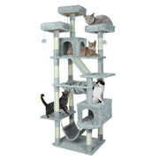 73 Inches XXL Cat Tree Multi-Level Cat Tower Condo Furniture for Large Cats - Parts Agent