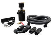 8AN Oil Catch Can Filter Breather Tank Mounting Bracket 2 Port Hose Drain -8AN - Parts Agent