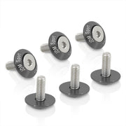 AJP Distributors Upgrade Universal JDM Sport 6-Piece M6 X 20MM T-6061 CNC Billet Aluminum Engine Bay Dress Up Fender Washer Hex Screw Bolt Nut Bumper Fastener Kit Set Anodized Gray - Parts Agent