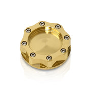 Acura/Honda Aluminum Octogon Screw Style Oil Cap 24K Gold - Parts Agent
