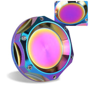 Acura/Honda Aluminum Round Circle Hole Style Oil Cap Neo Chrome - Parts Agent