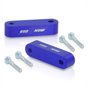 Acura Honda 22mm Aluminum Hood Riser Spacer Blue - Parts Agent