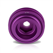 Acura Honda B-Series B16 B17 B18 B20 Underdrive Harmonic Balancer Crank Shaft Case Pulley Purple (B20 Requires Shorter Belt) - Parts Agent