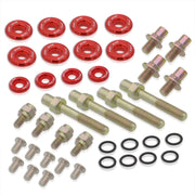 Acura Honda B-Series B16 B17 B18 Low Profile Engine Valve Cover Bolts Red - Parts Agent
