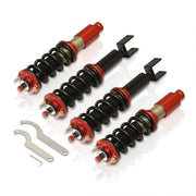 Acura Integra 1990-1993 / Honda Civic 1988-1991 Full Adjustable Coilover Dampers Red - Parts Agent
