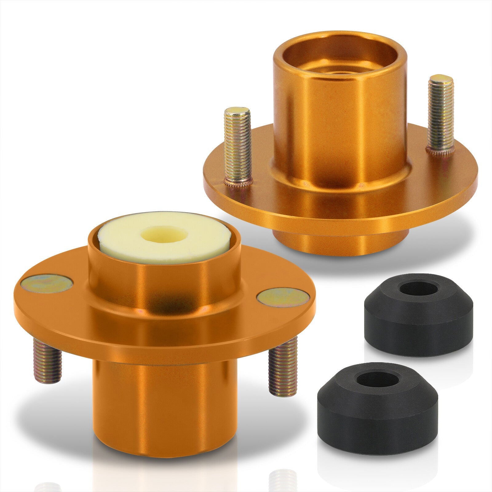 Acura Integra 1990-2001 / Honda Civic 1988-2000 / CRX 1988-1991 / Del Sol 1993-1997 Coilover Top Hats Gold (Left & Right) - Parts Agent
