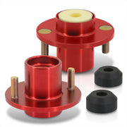 Acura Integra 1990-2001 / Honda Civic 1988-2000 / CRX 1988-1991 / Del Sol 1993-1997 Coilover Top Hats Red (Left & Right) - Parts Agent