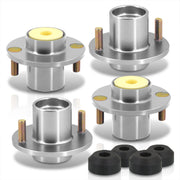 Acura Integra 1990-2001 / Honda Civic 1988-2000 / CRX 1988-1991 / Del Sol 1993-1997 Coilover Top Hats Silver (Left & Right) - Parts Agent